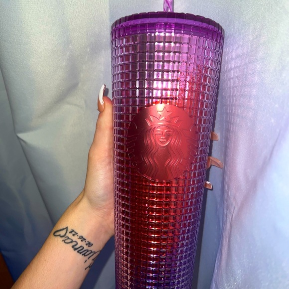 Purple and Pink Starbucks Tumbler